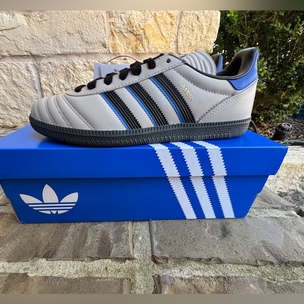 Adidas Samba JP Gray and Black Sneakers